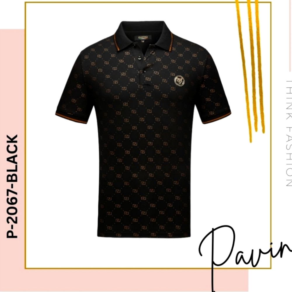 2067 black shirt polo